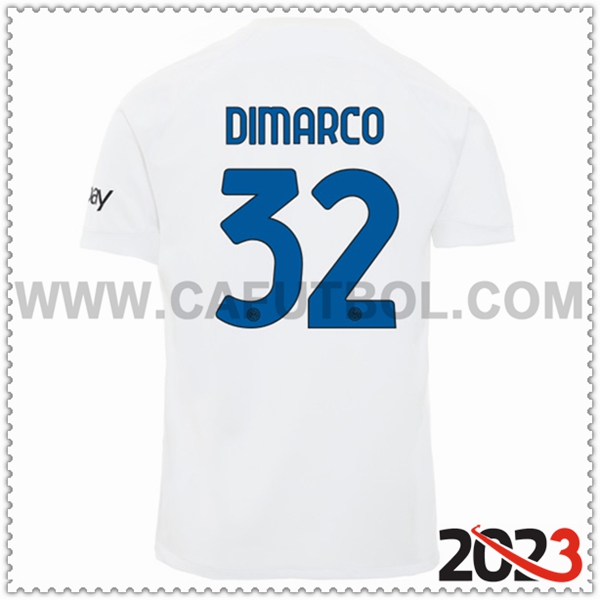 Segunda Camiseta Futbol Inter Milan DIMARCO #32 2023 2024