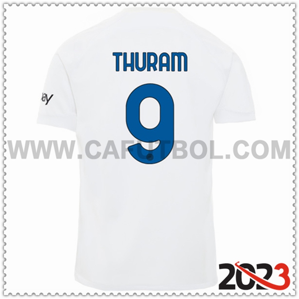 Segunda Camiseta Futbol Inter Milan THURAM #9 2023 2024