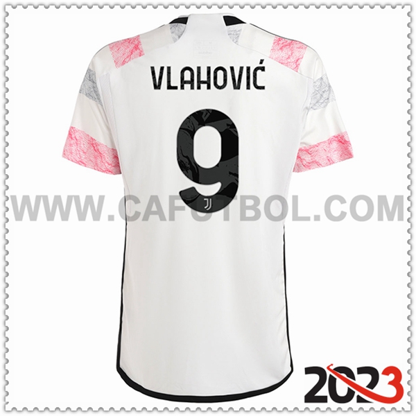 Segunda Camiseta Futbol Juventus VLAHOVIC #9 2023 2024