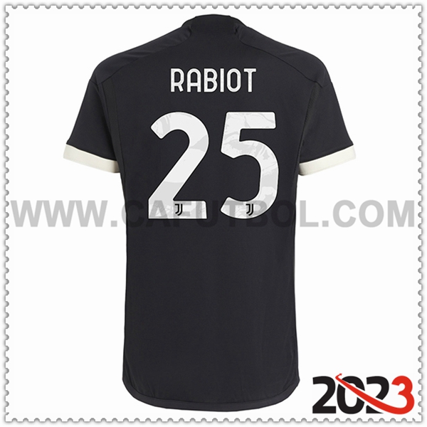 Tercera Camiseta Futbol Juventus RABIOT #25 2023 2024