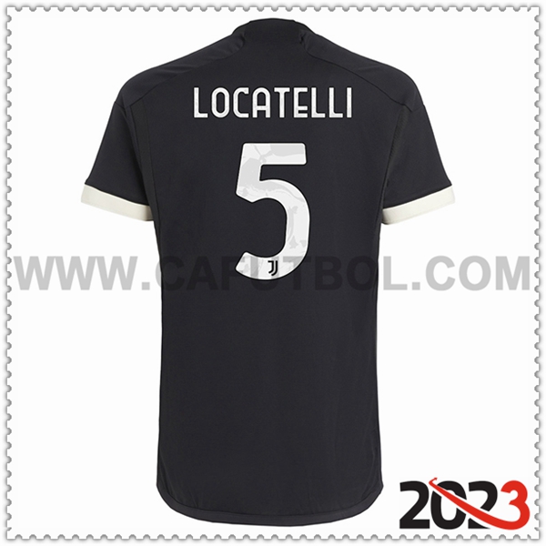 Tercera Camiseta Futbol Juventus LOCATELLI #5 2023 2024