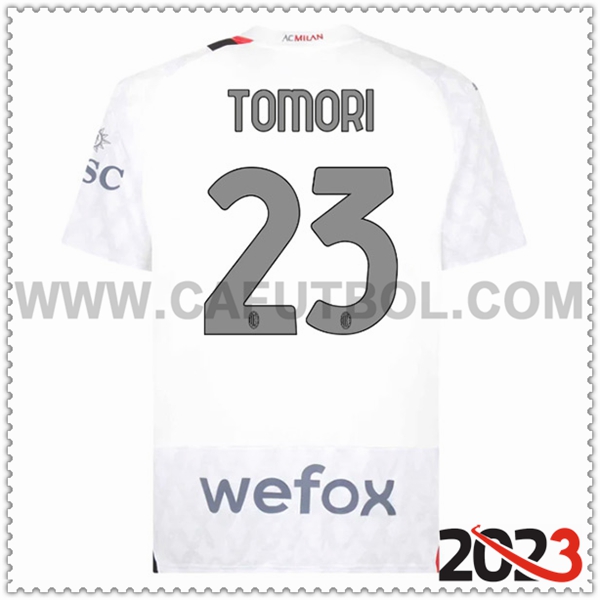 Segunda Camiseta Futbol AC Milan TOMORI #23 2023 2024