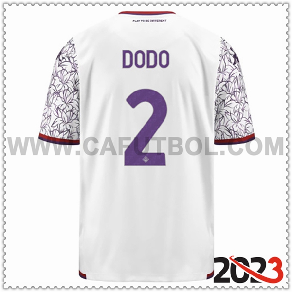 Segunda Camiseta Futbol ACF Fiorentina DODO #2 2023 2024