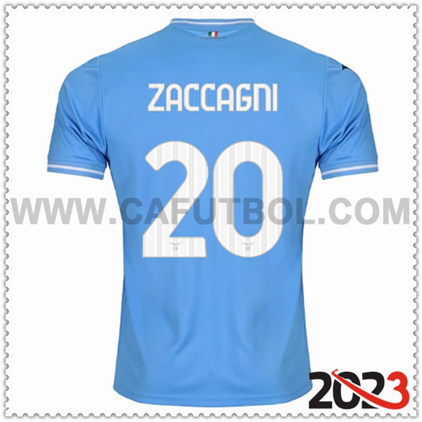 Primera Camiseta Futbol SS Lazio ZACCAGNI #20 2023 2024