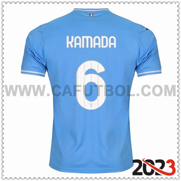 Primera Camiseta Futbol SS Lazio KAMADA #6 2023 2024