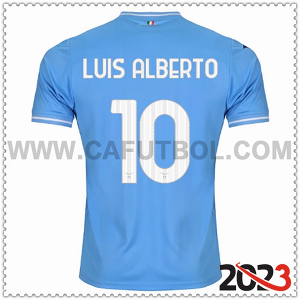 Primera Camiseta Futbol SS Lazio LUIS ALBERTO #10 2023 2024