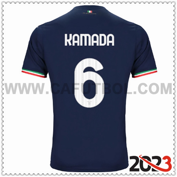 Segunda Camiseta Futbol SS Lazio KAMADA #6 2023 2024