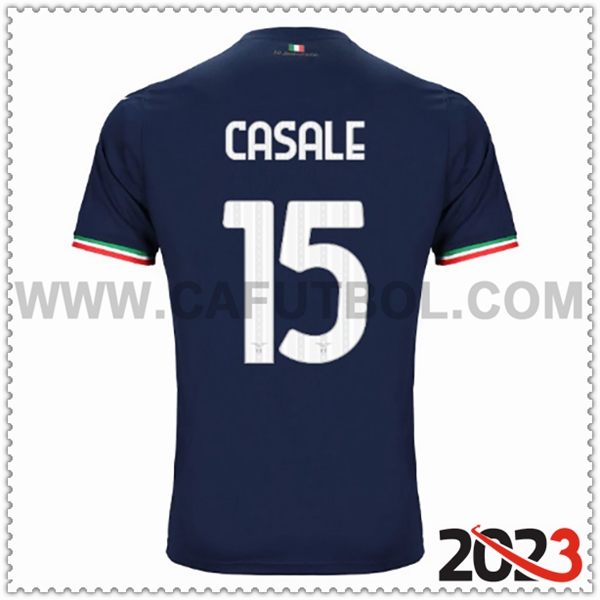 Segunda Camiseta Futbol SS Lazio CASALE #15 2023 2024