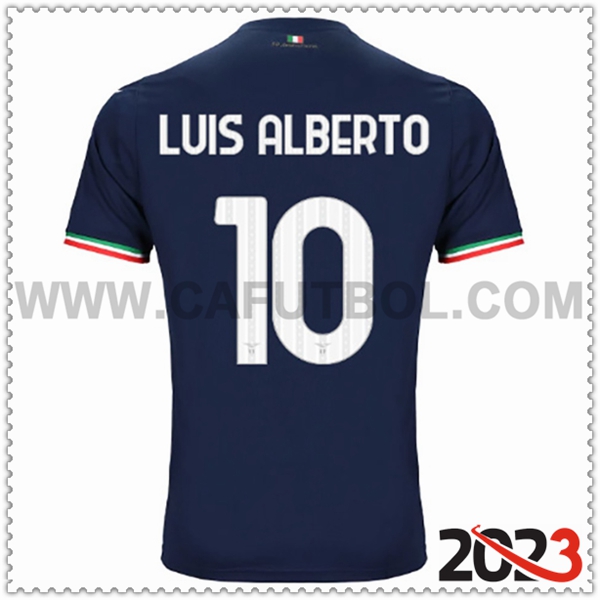 Segunda Camiseta Futbol SS Lazio LUIS ALBERTO #10 2023 2024