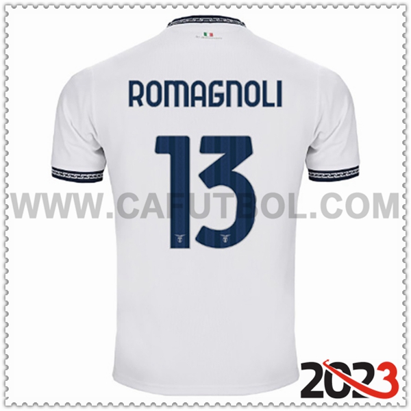 Tercera Camiseta Futbol SS Lazio ROMAGNOLI #13 2023 2024