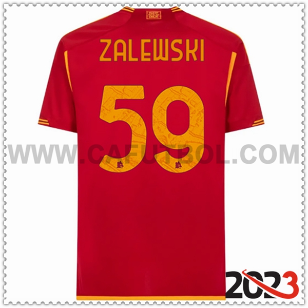 Primera Camiseta Futbol AS Roma ZALEWSKI #59 2023 2024