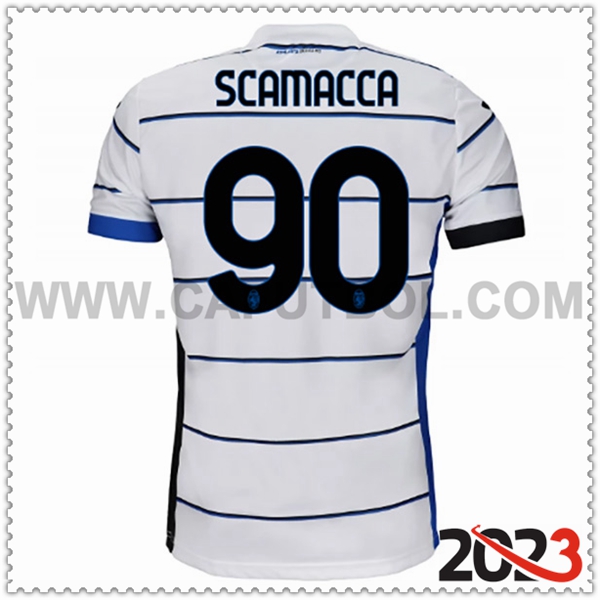 Segunda Camiseta Futbol Atalanta SCAMACCA #90 2023 2024