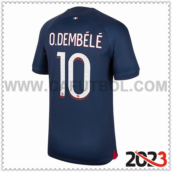 Primera Camiseta Futbol PSG O.DEMBÉLÉ #10 2023 2024