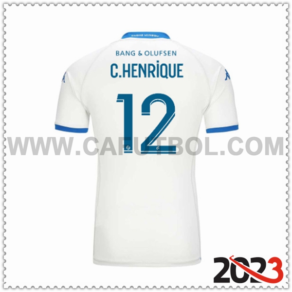 Tercera Camiseta Futbol AS Monaco C.HENRIQUE #12 2023 2024
