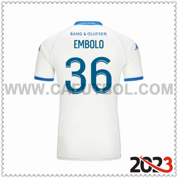 Tercera Camiseta Futbol AS Monaco EMBOLO #36 2023 2024