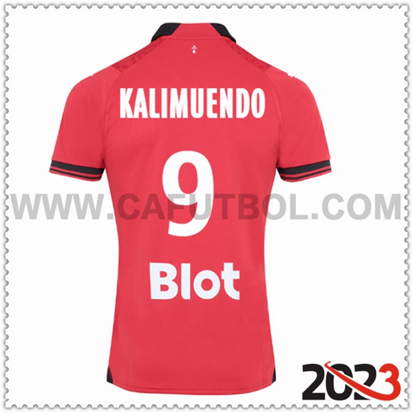Primera Camiseta Futbol Stade Rennais KALIMUENDO #9 2023 2024