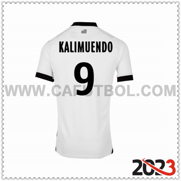 Segunda Camiseta Futbol Stade Rennais KALIMUENDO #9 2023 2024