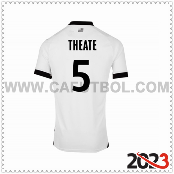 Segunda Camiseta Futbol Stade Rennais THEATE #5 2023 2024