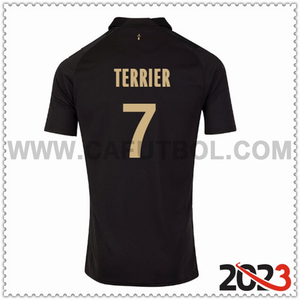 Tercera Camiseta Futbol Stade Rennais TERRIER #7 2023 2024