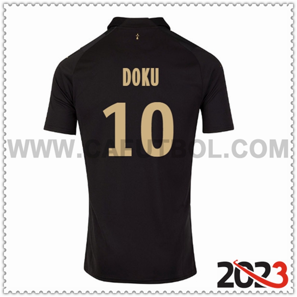 Tercera Camiseta Futbol Stade Rennais DOKU #10 2023 2024