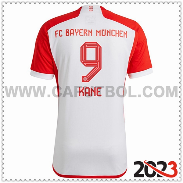 Primera Camiseta Futbol Bayern Munich KANE #9 2023 2024