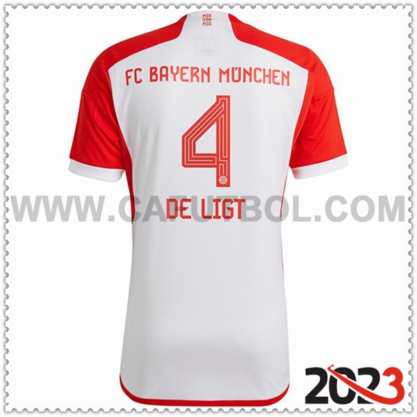 Primera Camiseta Futbol Bayern Munich DE LIGT #4 2023 2024