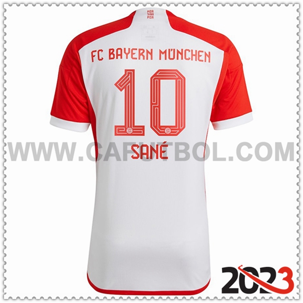 Primera Camiseta Futbol Bayern Munich SANÉ #10 2023 2024