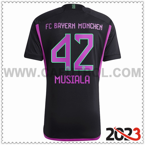 Segunda Camiseta Futbol Bayern Munich MUSIALA #42 2023 2024