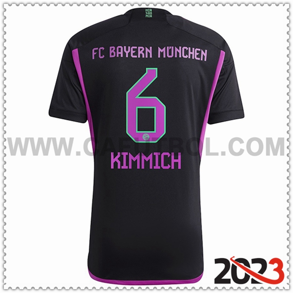 Segunda Camiseta Futbol Bayern Munich KIMMICH #6 2023 2024