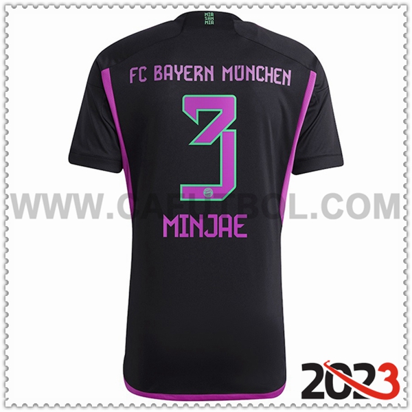 Segunda Camiseta Futbol Bayern Munich MINJAE #3 2023 2024