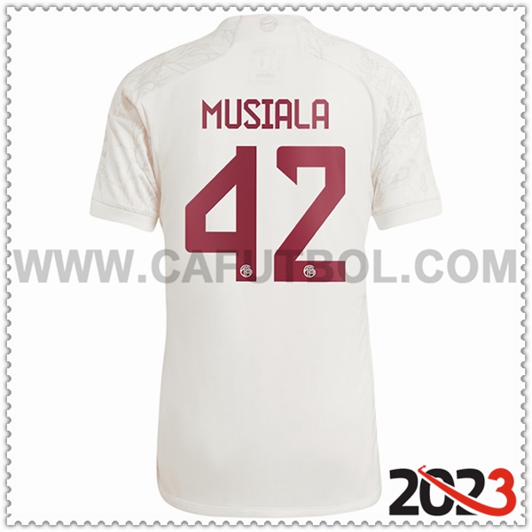 Tercera Camiseta Futbol Bayern Munich MUSIALA #42 2023 2024