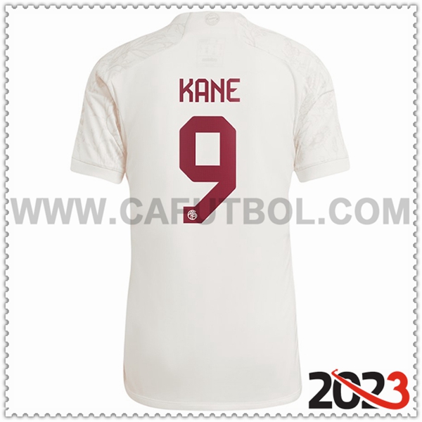 Tercera Camiseta Futbol Bayern Munich KANE #9 2023 2024