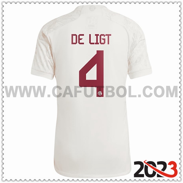 Tercera Camiseta Futbol Bayern Munich DE LIGT #4 2023 2024