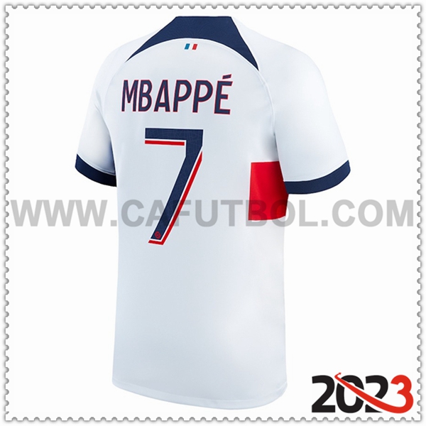 Segunda Camiseta Futbol PSG MBAPPÉ #7 2023 2024