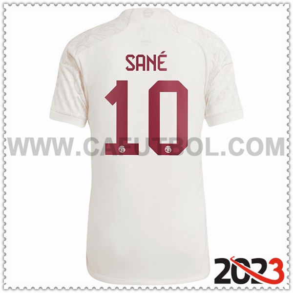 Tercera Camiseta Futbol Bayern Munich SANÉ #10 2023 2024