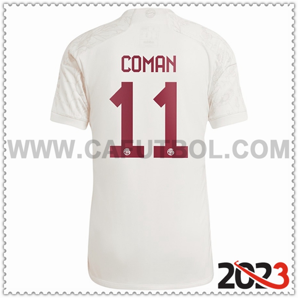 Tercera Camiseta Futbol Bayern Munich COMAN #11 2023 2024