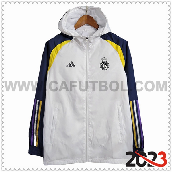 Rompevientos Real Madrid Blanco 2023 2024 -06