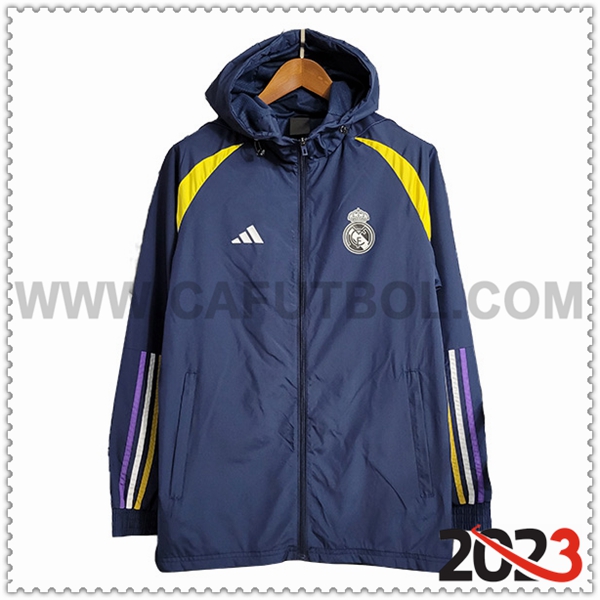 Rompevientos Real Madrid Azul marino 2023 2024 -04