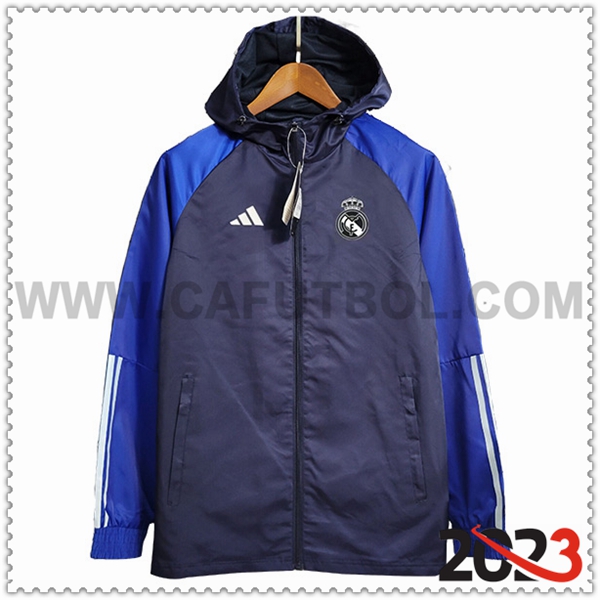 Rompevientos Real Madrid Azul marino 2023 2024 -03