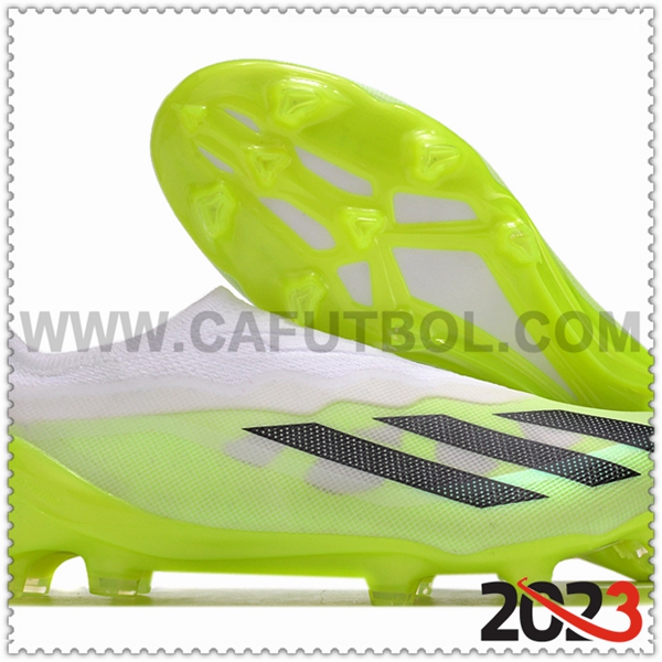 Adidas Zapatos de Futbol X Crazyfast.1 LL FG NU Blanco/Verde/Negro