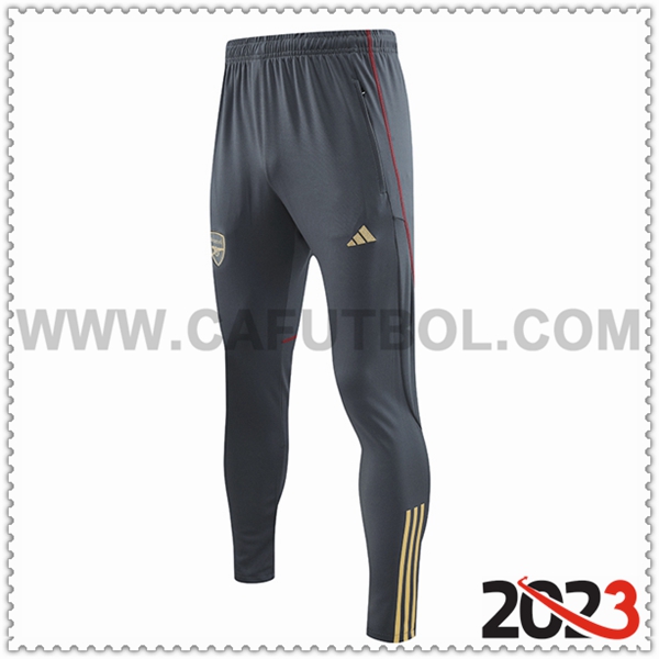 Pantalones Entrenamiento Arsenal Gris 2023 2024 -03