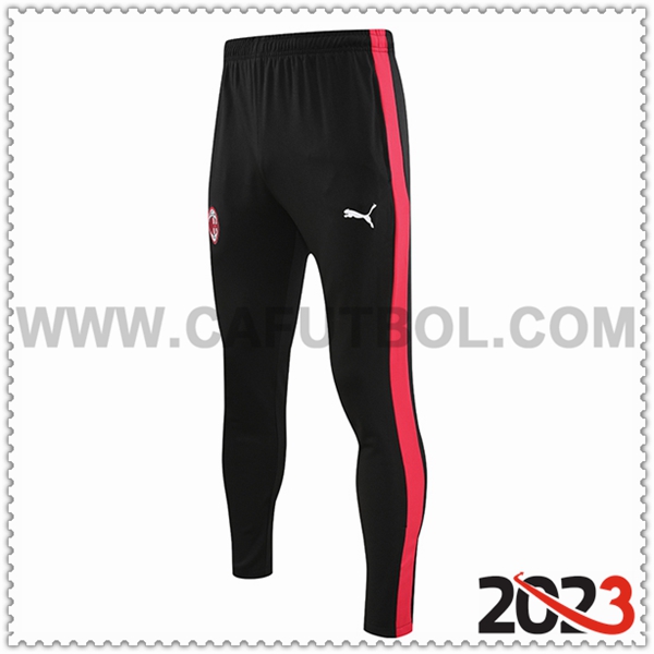Pantalones Entrenamiento AC Milan Negro 2023 2024 -02