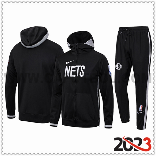 Chandal Futbol Brooklyn Nets Negro 2023 2024