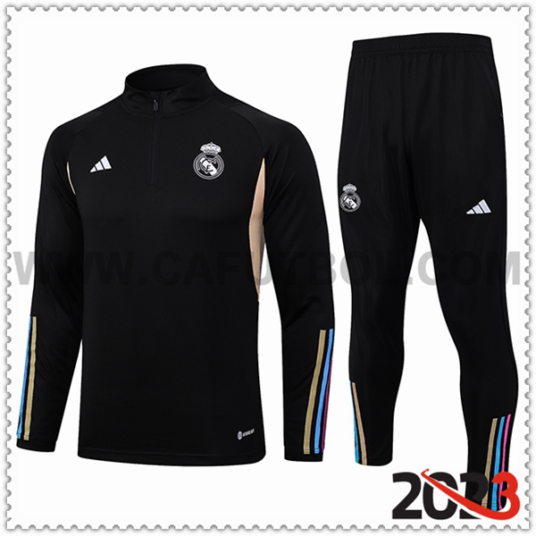 Chandal Futbol Real Madrid Negro 2023 2024 -02