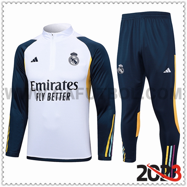 Chandal Futbol Real Madrid Blanco 2023 2024 -06