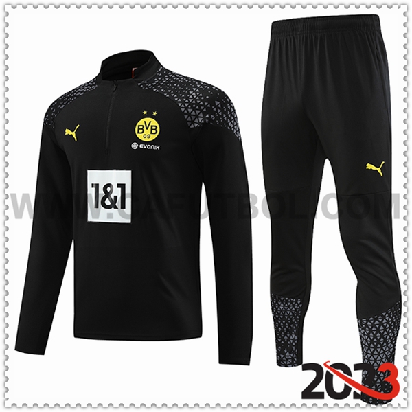 Chandal Futbol Dortmund Negro 2023 2024 -02