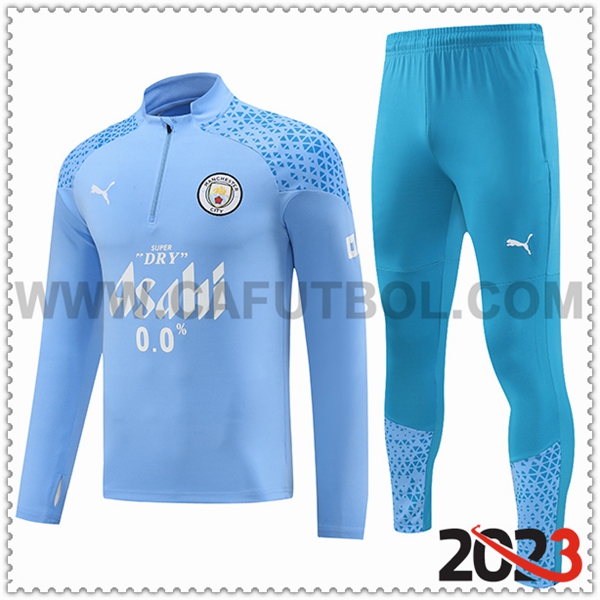 Chandal Futbol Manchester City Azul Claro 2023 2024 -03