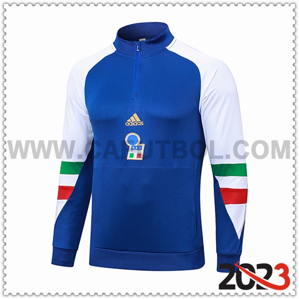Sudadera Entrenamiento Italia Azul 2023 2024