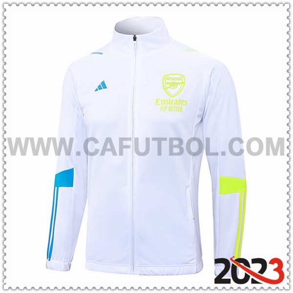 Chaquetas Futbol Arsenal Blanco 2023 2024