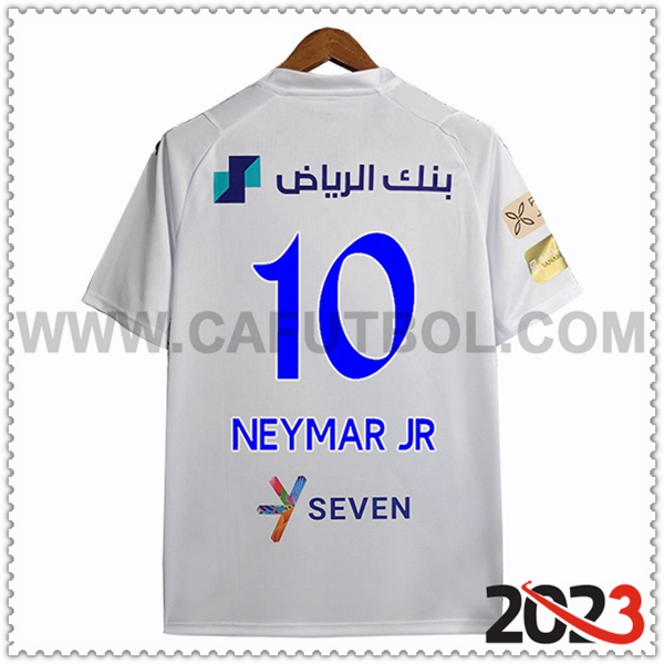 Segunda Camiseta Futbol Al-Hilal NEYMARJR #10 2023 2024